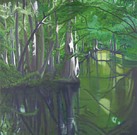 Cypress Morning 24 X 24